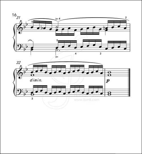 练习曲 49-克拉莫钢琴练习曲60首-钢琴谱