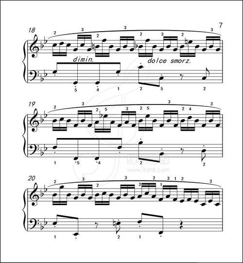 练习曲 51-克拉莫钢琴练习曲60首-钢琴谱