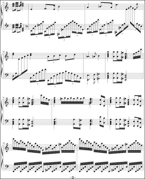 葛里格钢琴协奏曲-钢琴谱