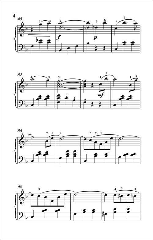 春之声圆舞曲-老年大学 钢琴教程 3-钢琴谱