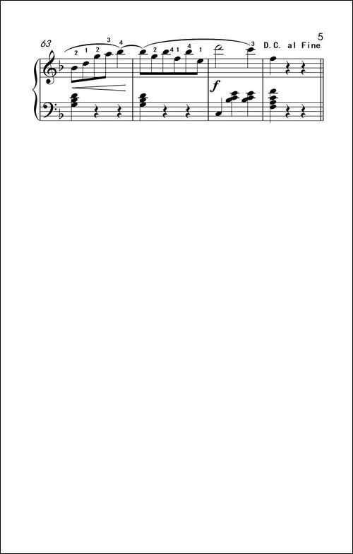 春之声圆舞曲-老年大学 钢琴教程 3-钢琴谱