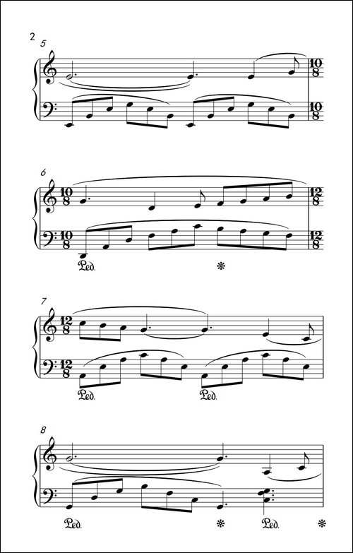 回忆 音乐剧《猫》主题曲-老年大学 钢琴教程 3-钢琴谱