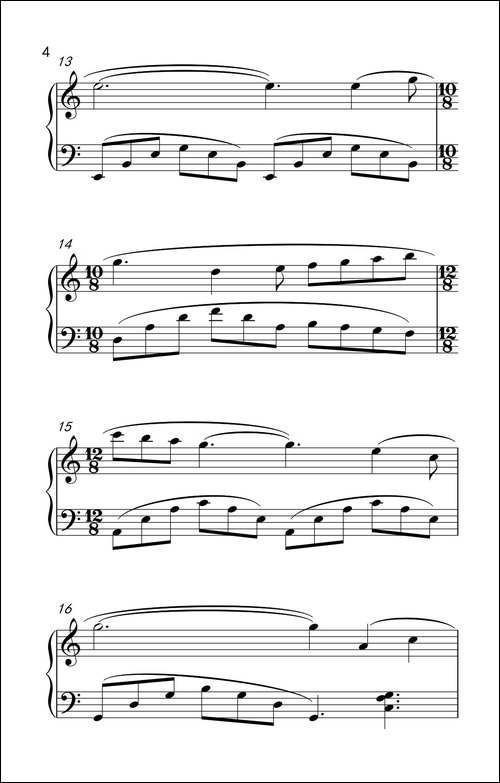 回忆 音乐剧《猫》主题曲-老年大学 钢琴教程 3-钢琴谱