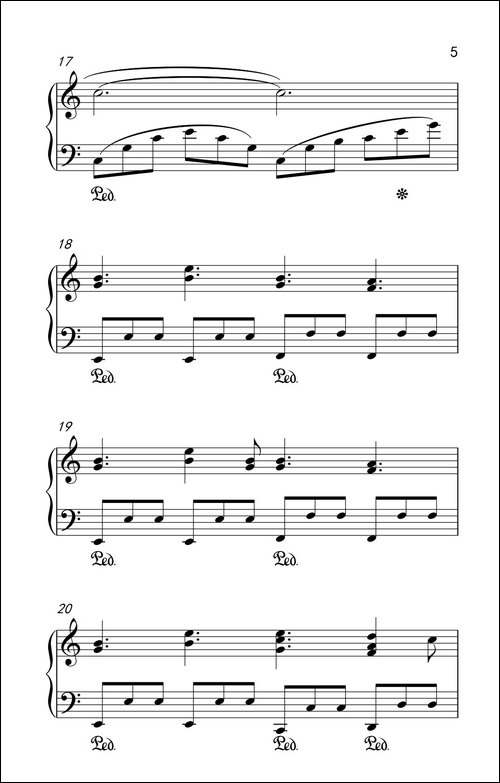 回忆 音乐剧《猫》主题曲-老年大学 钢琴教程 3-钢琴谱