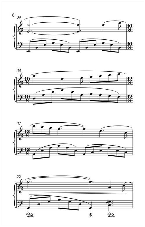 回忆 音乐剧《猫》主题曲-老年大学 钢琴教程 3-钢琴谱