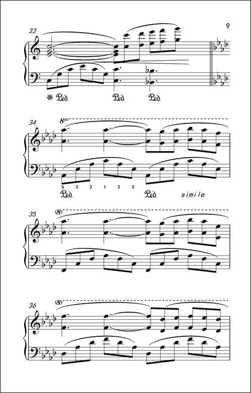 回忆 音乐剧《猫》主题曲-老年大学 钢琴教程 3-钢琴谱