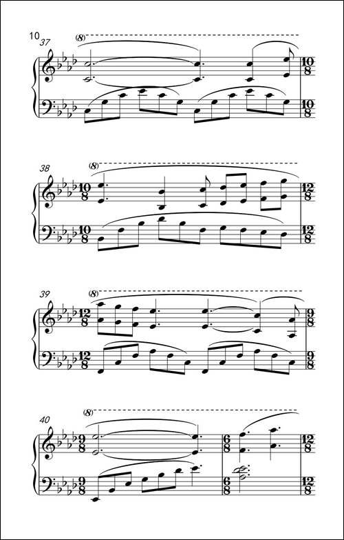 回忆 音乐剧《猫》主题曲-老年大学 钢琴教程 3-钢琴谱