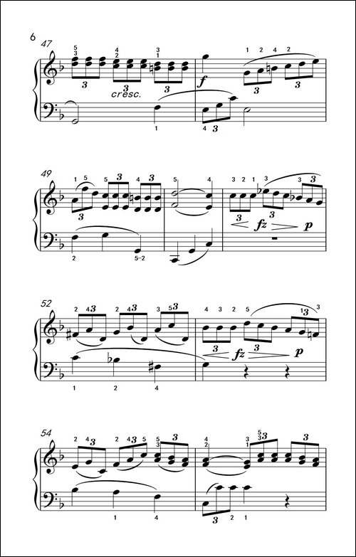 小奏鸣曲-老年大学 钢琴教程 3-钢琴谱