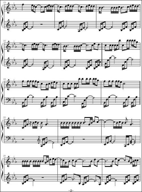 As Long As You Love Me-钢琴谱
