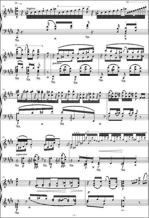 匈牙利狂想曲第10号-钢琴谱