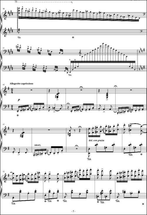 匈牙利狂想曲第10号-钢琴谱