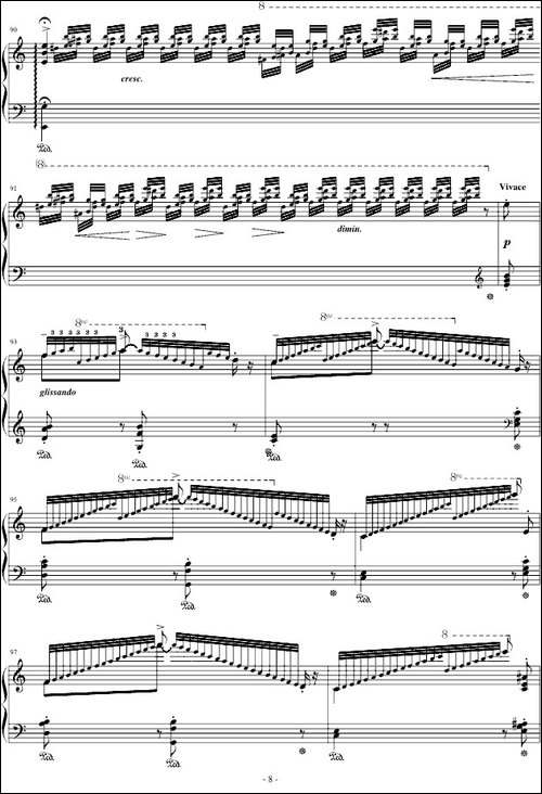 匈牙利狂想曲第10号-钢琴谱