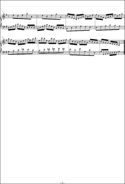 Goldberg Variation-哥德堡变奏曲-Var.1-钢琴谱