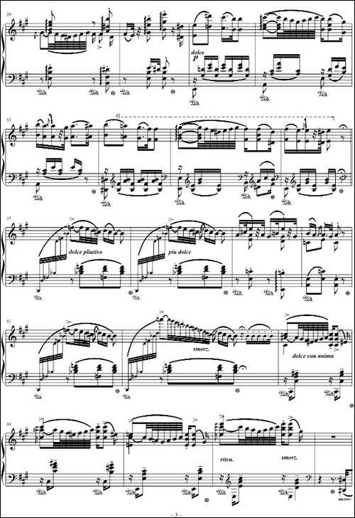 匈牙利狂想曲第13号-钢琴谱