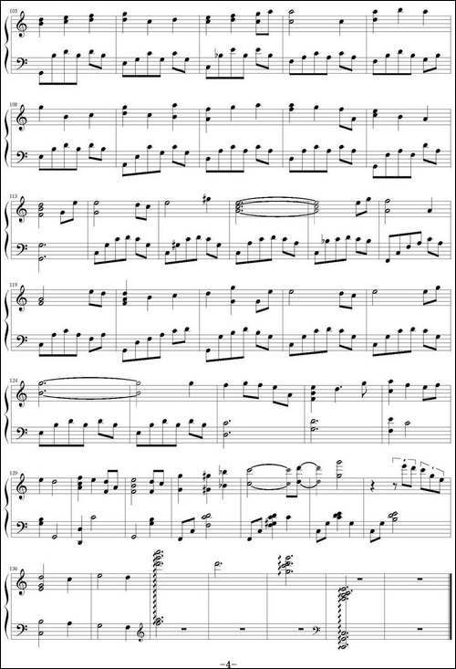 世界的约定-《哈尔的移动城堡》主题曲、弹琴吧制谱版-钢琴谱