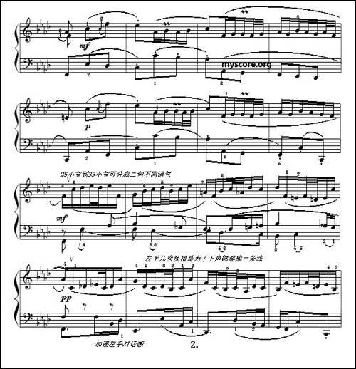 巴赫初级钢琴曲之二十八：序曲-钢琴谱