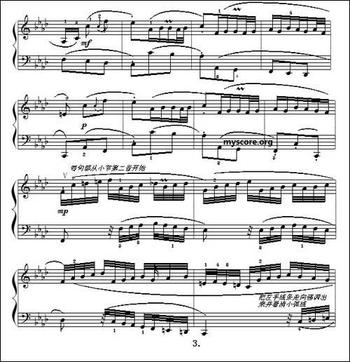 巴赫初级钢琴曲之二十八：序曲-钢琴谱