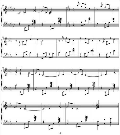 Papillon-选自《Songs From A Secret Garden》-钢琴谱