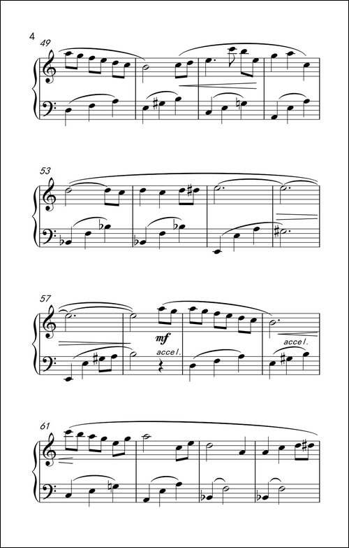 爱的协奏曲-白日梦曲-钢琴谱
