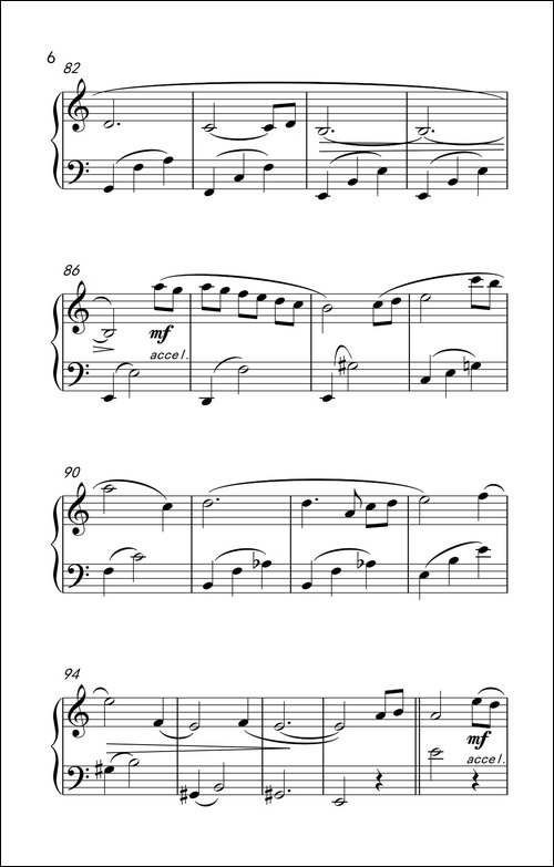 爱的协奏曲-白日梦曲-钢琴谱