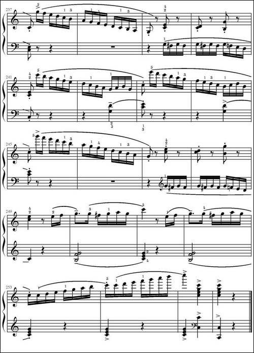 C大调小奏鸣曲 Op.20 No.1-库劳作曲版-钢琴谱