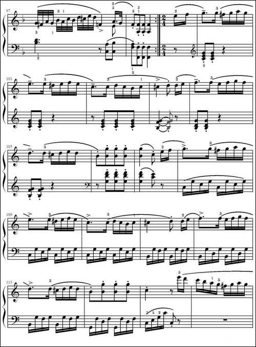 C大调小奏鸣曲 Op.20 No.1-库劳作曲版-钢琴谱