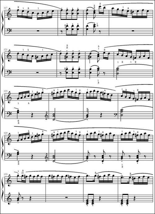 C大调小奏鸣曲 Op.20 No.1-库劳作曲版-钢琴谱