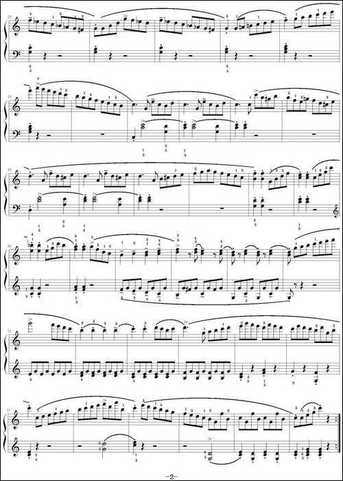 库劳C大调钢琴小奏鸣曲-Op.55，No.1-足球小将制谱版-钢琴谱