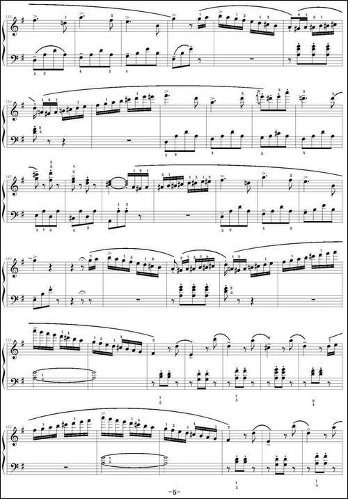 库劳C大调钢琴小奏鸣曲-Op.55，No.2-足球小将制谱版-钢琴谱
