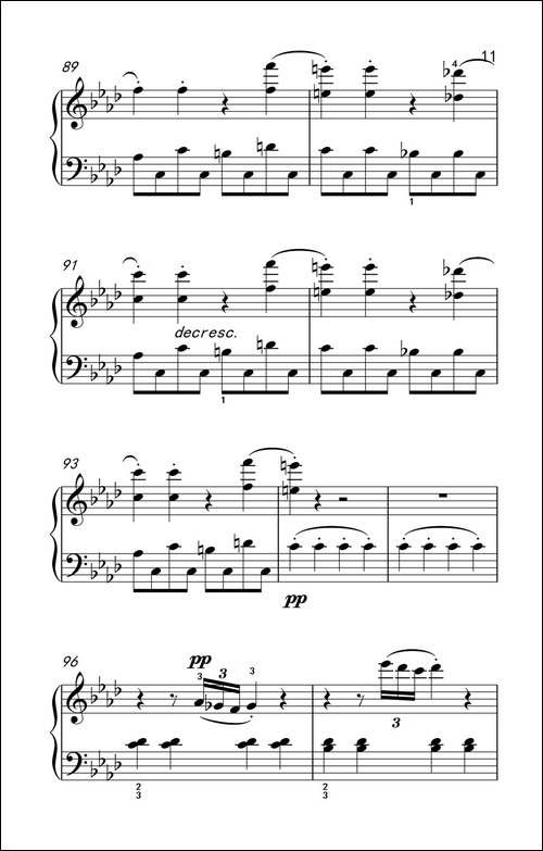 奏鸣曲 Opus 2 Nr.1 第一乐章-贝多芬奏鸣曲集 1-钢琴谱