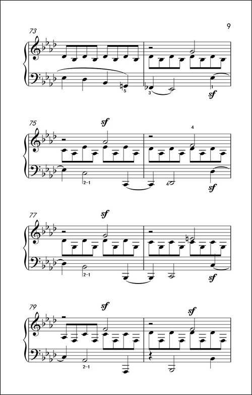 奏鸣曲 Opus 2 Nr.1 第一乐章-贝多芬奏鸣曲集 1-钢琴谱
