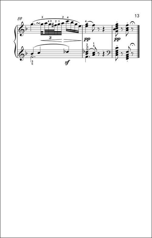 奏鸣曲 Opus 2 Nr.1 第二乐章-贝多芬奏鸣曲集 1-钢琴谱