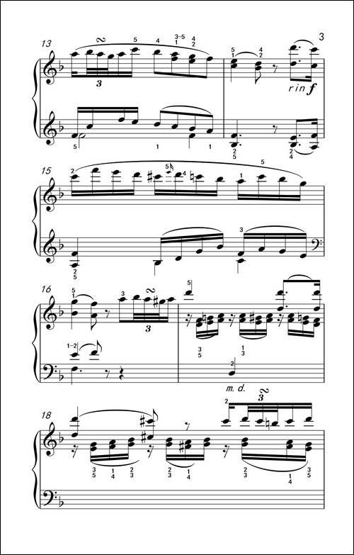 奏鸣曲 Opus 2 Nr.1 第二乐章-贝多芬奏鸣曲集 1-钢琴谱