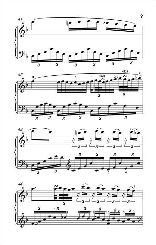 奏鸣曲 Opus 2 Nr.1 第二乐章-贝多芬奏鸣曲集 1-钢琴谱