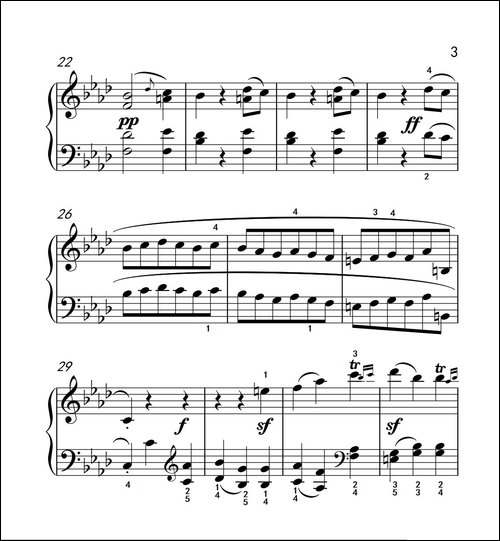 奏鸣曲 Opus 2 Nr.1 第三乐章-贝多芬奏鸣曲集 1-钢琴谱