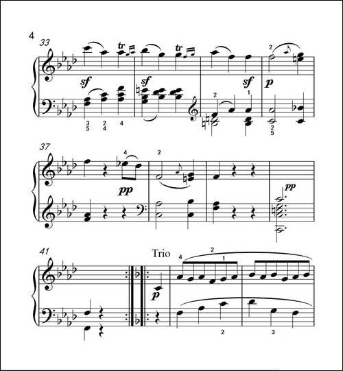 奏鸣曲 Opus 2 Nr.1 第三乐章-贝多芬奏鸣曲集 1-钢琴谱
