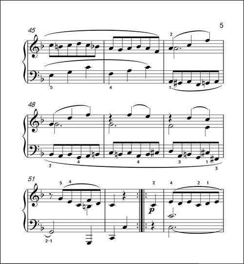 奏鸣曲 Opus 2 Nr.1 第三乐章-贝多芬奏鸣曲集 1-钢琴谱