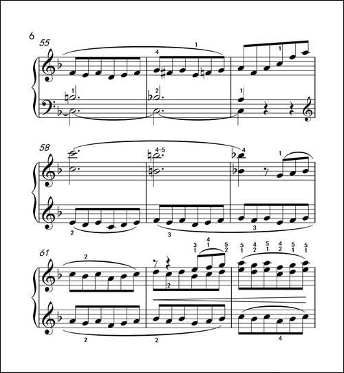 奏鸣曲 Opus 2 Nr.1 第三乐章-贝多芬奏鸣曲集 1-钢琴谱