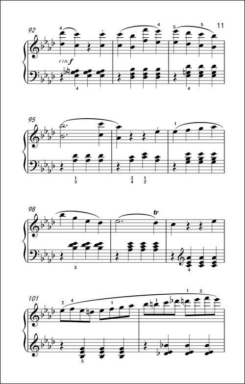 奏鸣曲 Opus 2 Nr.1 第四乐章-贝多芬奏鸣曲集 1-钢琴谱