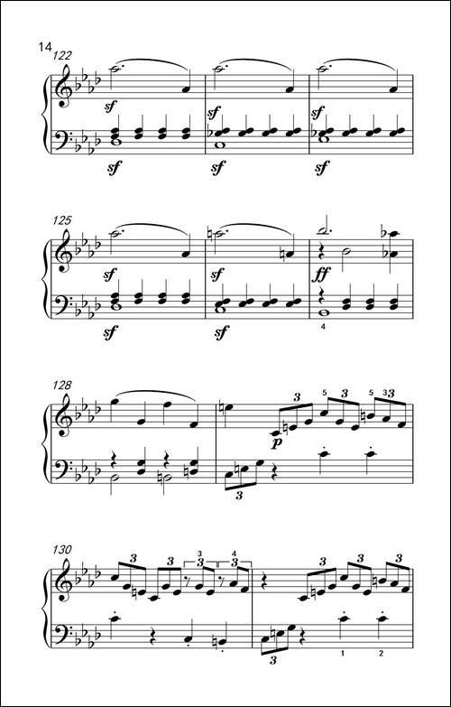 奏鸣曲 Opus 2 Nr.1 第四乐章-贝多芬奏鸣曲集 1-钢琴谱