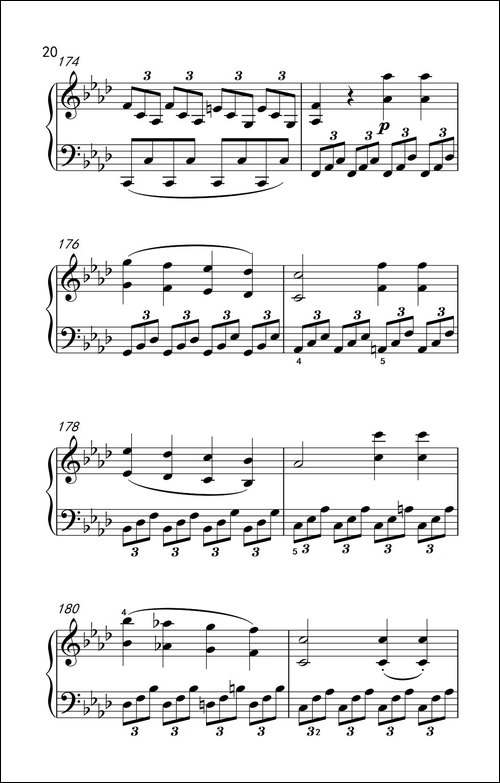 奏鸣曲 Opus 2 Nr.1 第四乐章-贝多芬奏鸣曲集 1-钢琴谱