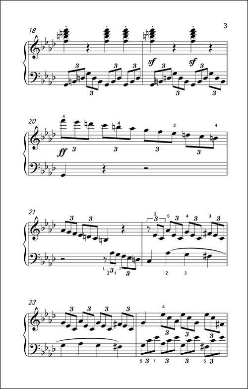 奏鸣曲 Opus 2 Nr.1 第四乐章-贝多芬奏鸣曲集 1-钢琴谱