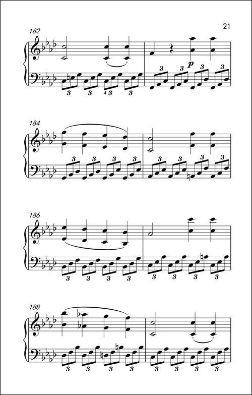 奏鸣曲 Opus 2 Nr.1 第四乐章-贝多芬奏鸣曲集 1-钢琴谱