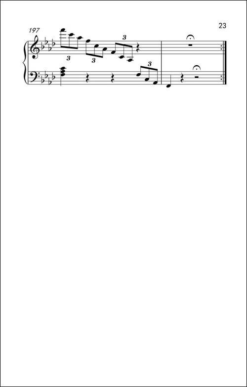奏鸣曲 Opus 2 Nr.1 第四乐章-贝多芬奏鸣曲集 1-钢琴谱