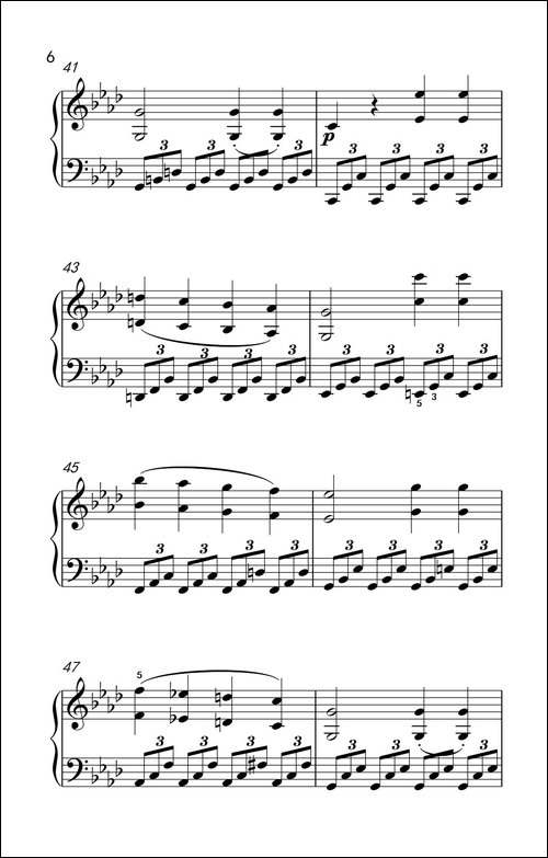 奏鸣曲 Opus 2 Nr.1 第四乐章-贝多芬奏鸣曲集 1-钢琴谱
