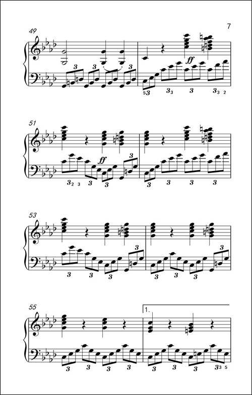 奏鸣曲 Opus 2 Nr.1 第四乐章-贝多芬奏鸣曲集 1-钢琴谱