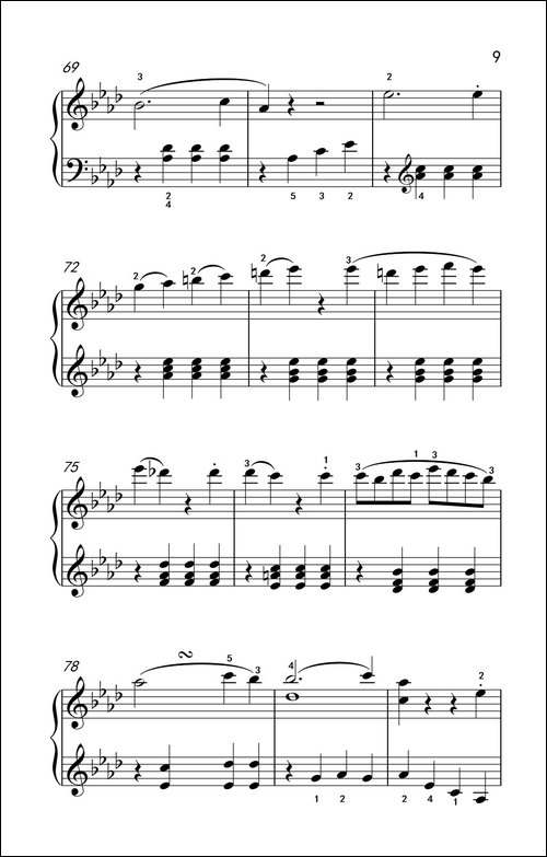 奏鸣曲 Opus 2 Nr.1 第四乐章-贝多芬奏鸣曲集 1-钢琴谱