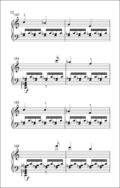 奏鸣曲 Opus 2 Nr.2 第一乐章-贝多芬奏鸣曲集 1-钢琴谱