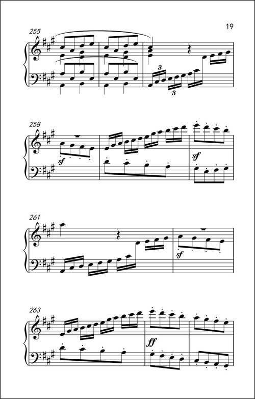 奏鸣曲 Opus 2 Nr.2 第一乐章-贝多芬奏鸣曲集 1-钢琴谱