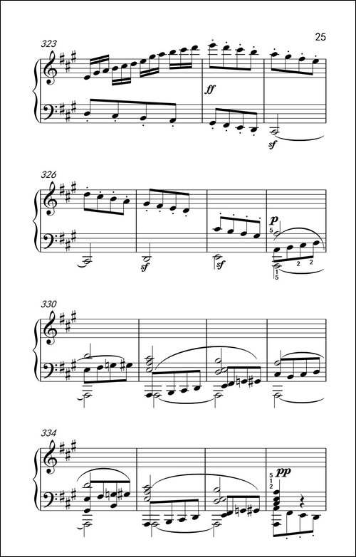 奏鸣曲 Opus 2 Nr.2 第一乐章-贝多芬奏鸣曲集 1-钢琴谱